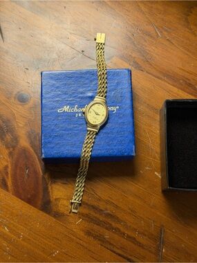 14K gold vintage Michael Anthony watch